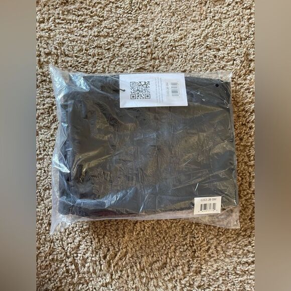 NEW Girlfriend Collective Midnight Tommy Dress - Black Small - Picture 5 of 5